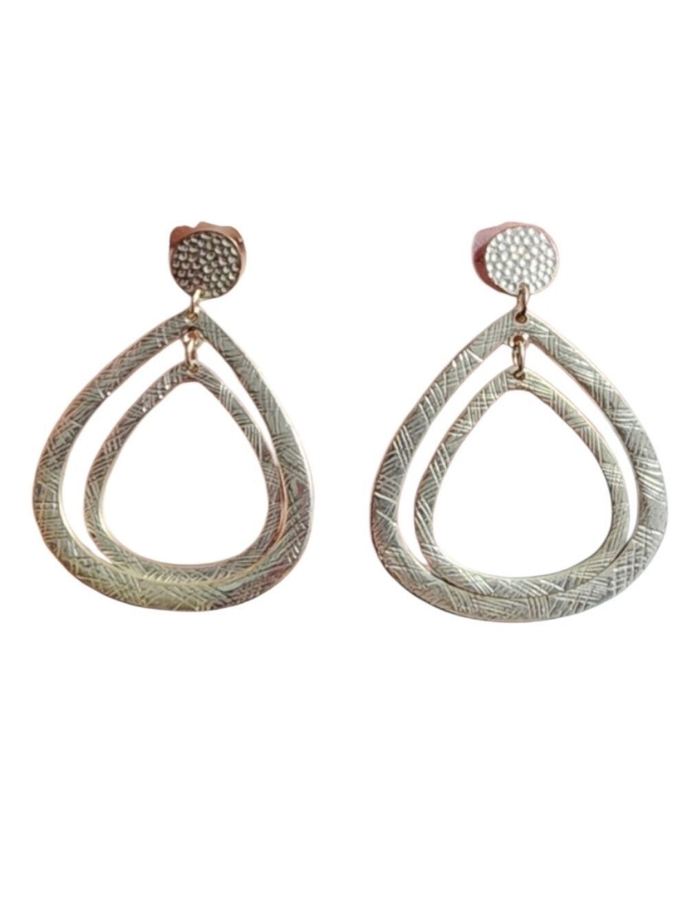 Silver Teardrop Earrings